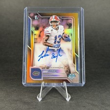 Jadan Baugh Bowman 2025 Gold /50 Auto