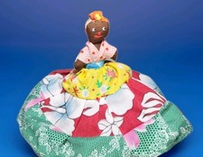 Vintage Topsy Turvy Cloth Doll 2 Sided Flip D...