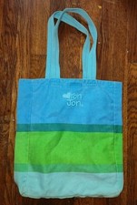 Borsa da spiaggia Ron Jon Surf Shop in tessuto tela blu verde