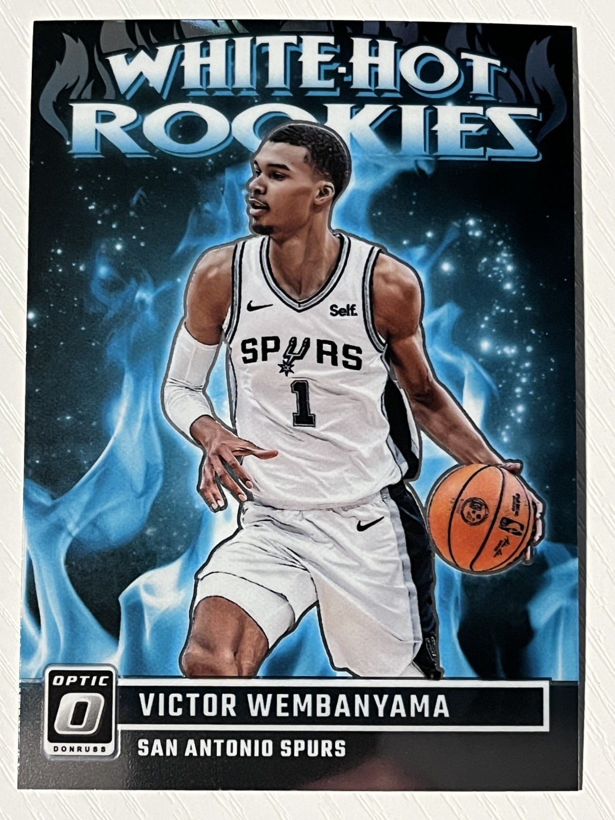 Victor Wembanyama 2023-24 Panini Donruss Optic White Hot Rookies #2 Spurs