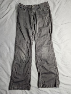 Kuhl Trekr Hiking Pants Womens Sz 8 Gray Outdoors Nylon Lightweight Active 6235