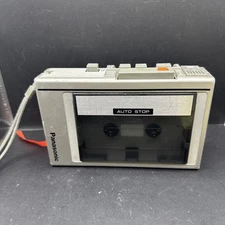 Vintage Panasonic RQ-346 Mini Cassette Tape Recorder Player  No Battery Cover