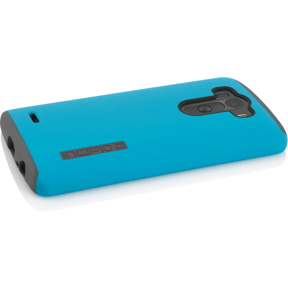 Estuche de protección de doble capa Incipio Lg G3 Dualpro para Lg G3 - cian/gris Foto 4 de 4
