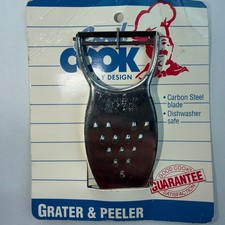 NOS Vintage Good Cook Handheld Grater & Peeler W/Carbon Steel Blade Made In USA