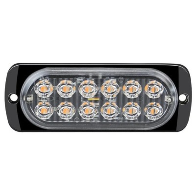 12 LED Bernstein Stroboskop Wiederherstellung Blinkende Gitter Lampe LKW Leuchtfeuer 12/24 V