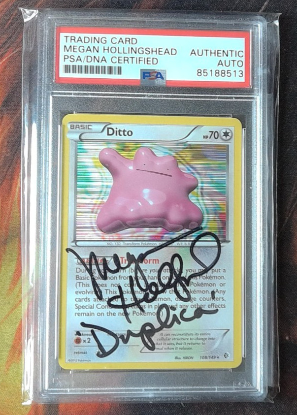 Megan Hollingshead Autographed Ditto