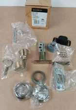 BALDWIN 8022.056 Series entry door Deadbolt Lock w Double cylinder & Keys.NOS.