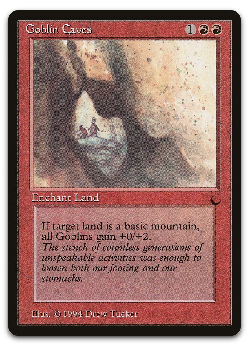 Goblin Caves (LP) The Dark DRK Magic MTG
