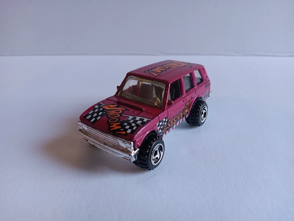 Land Rover Vroom 1989 Hot Wheels! Screeech! Camión diecast Mattel Malasia 1:64 Foto 4 de 4
