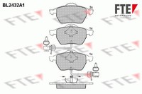 Bremsbelagsatz BremsklöTze Vorderachse FüR Audi A4 8EC B7 8D2 B5 8E2 B6