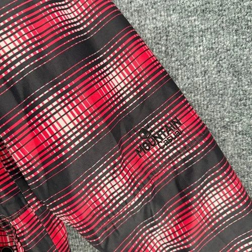 Liquid Mountain Casual Mens Medium Snowboard Ski Hooded Jacket Black Red Plaid image 6