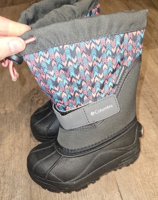 Columbia Children s Printed Twin Tundra Waterproof Girls Boots Size 9 New NWOB