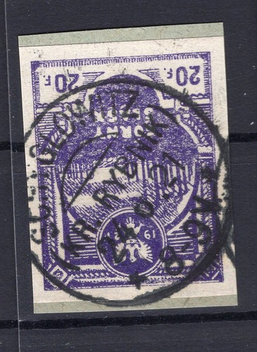 Upper Silesia INSURGENTI 2B Ideal SCHYGLOWITZ Gest. 30EUR