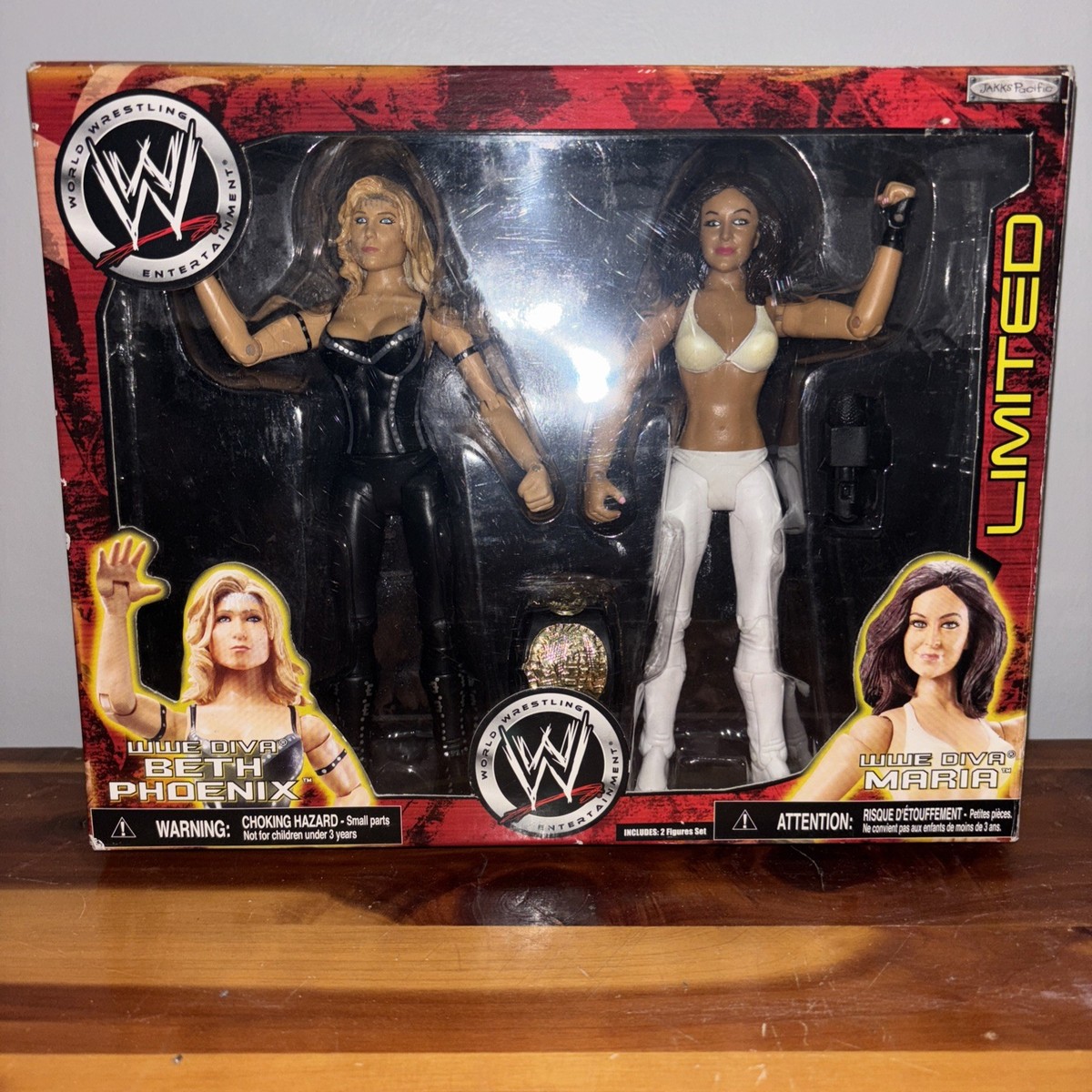 WWE Jakks Beth Phoenix Maria Kanellis Limited Edition 2-pack | eBay