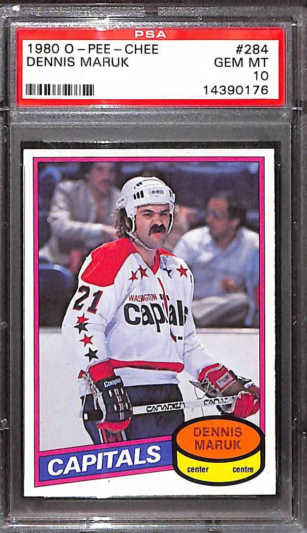 1980 O-Pee-Chee #284 Dennis Maruk PSA 10 GEM-MT 14390176 