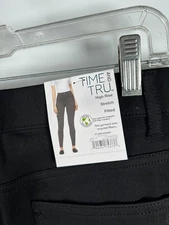 Time and True High Ris Stretch Fitter Jeggings (BLACK) 12-14 Large