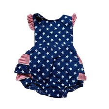 Unbranded Romper Baby Blue Excellent Stars St...