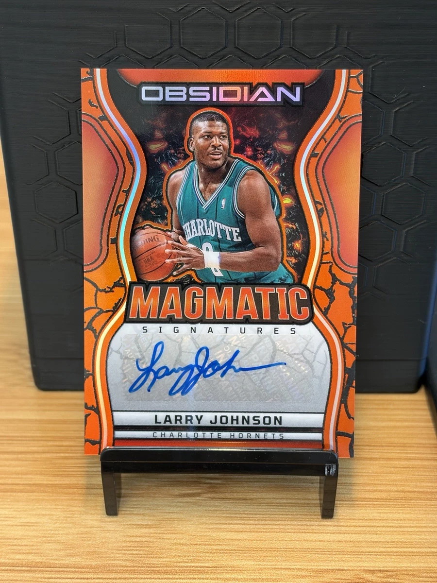 Larry Johnson Basketball Sports Trading Card Singles Autographed