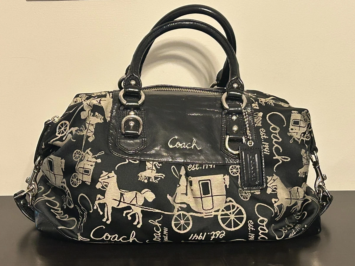 Coach Ashley Satchel/Top Handle Bag Black Bags & Handbags for