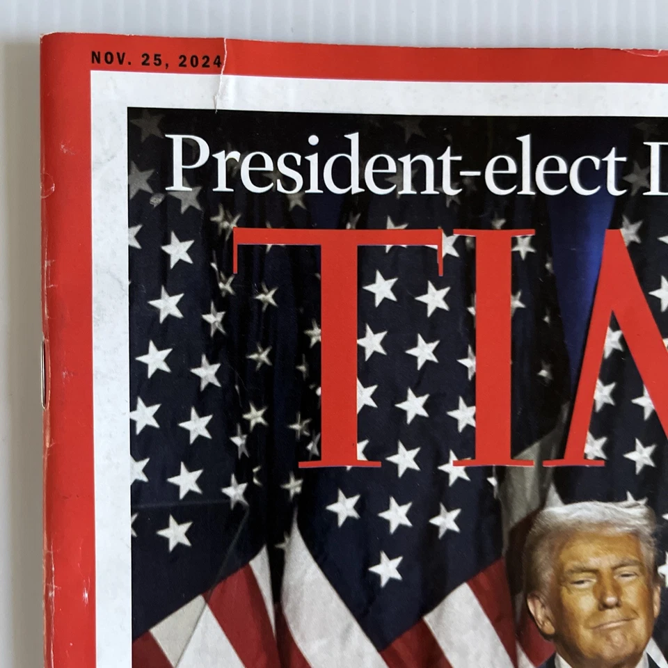 TIME MAGAZINE - DONALD TRUMP 47th President of the United States - Nov. 25 2024 - Image 2 of 4