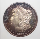1880 "S" Morgan SILVER Dollar VAM-11 $1 ANACS MS63 DMPL #937 *TONING* ECC&C, Inc