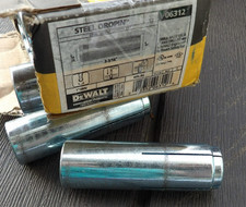 DEWALT Lot of 10 06312 3/4" x 3-3/16" Carbon Steel Anchors Concrete Drop In NEW