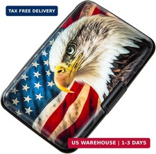 Credit Card Holder Small RFID Blocking Wallet Business Metal Slim Mini Aluminum
