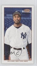 2002 Topps 206 Mini Black Polar Bear Back Bernie Williams (Portrait) #219 0m0