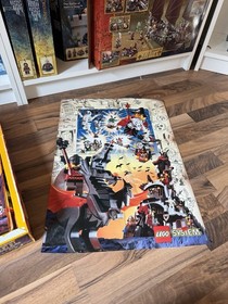 LEGO System Knights Set 6097 Knight Lord Castle Box Instructions Poster - Untested