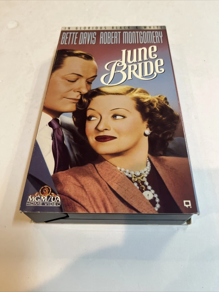 June Bride (VHS, 1992) Bette Dsvis • Robert Montgomery | MGM/UA - Imagem 2 de 4