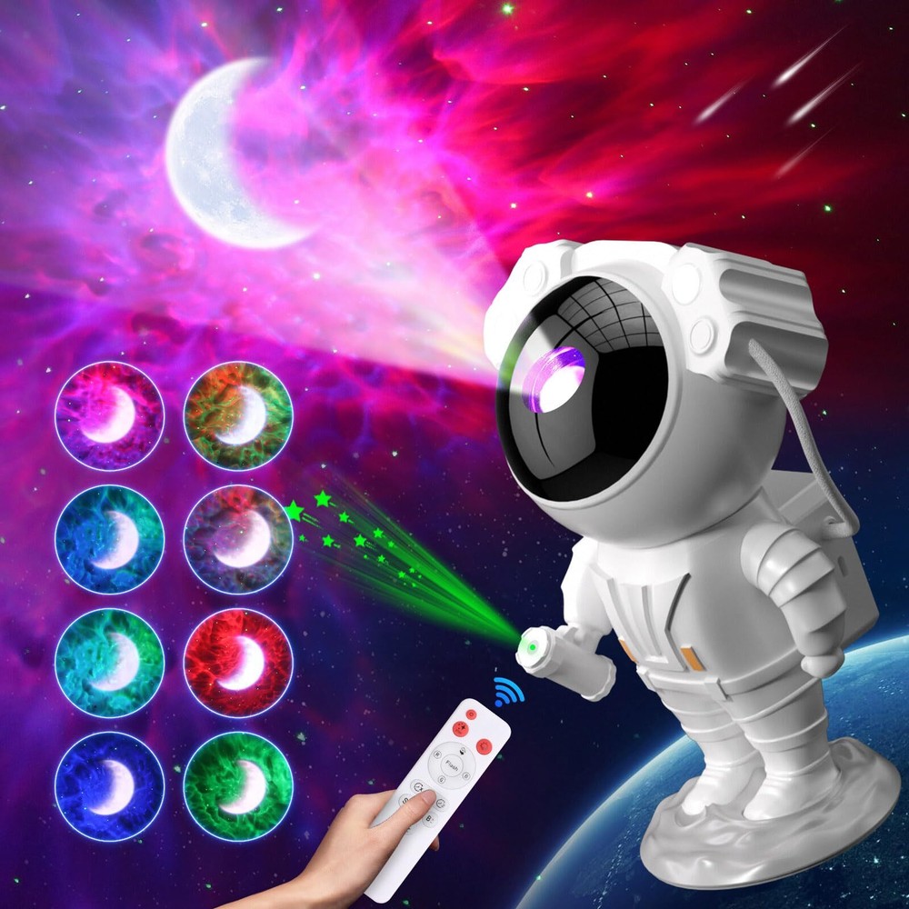 Astronaut Galaxy Projector for Bedroom, Star Projector Galaxy Light, Galaxy L...