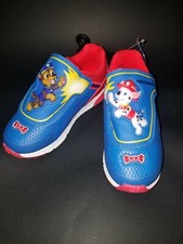 PAW PATROL LIGHT UP TODDLER ATHLETIC SNEAKER SHOES NWT MULTIPLE SIZES