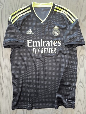 2022/23 Adidas Real Madrid Third Jersey - Size M | eBay
