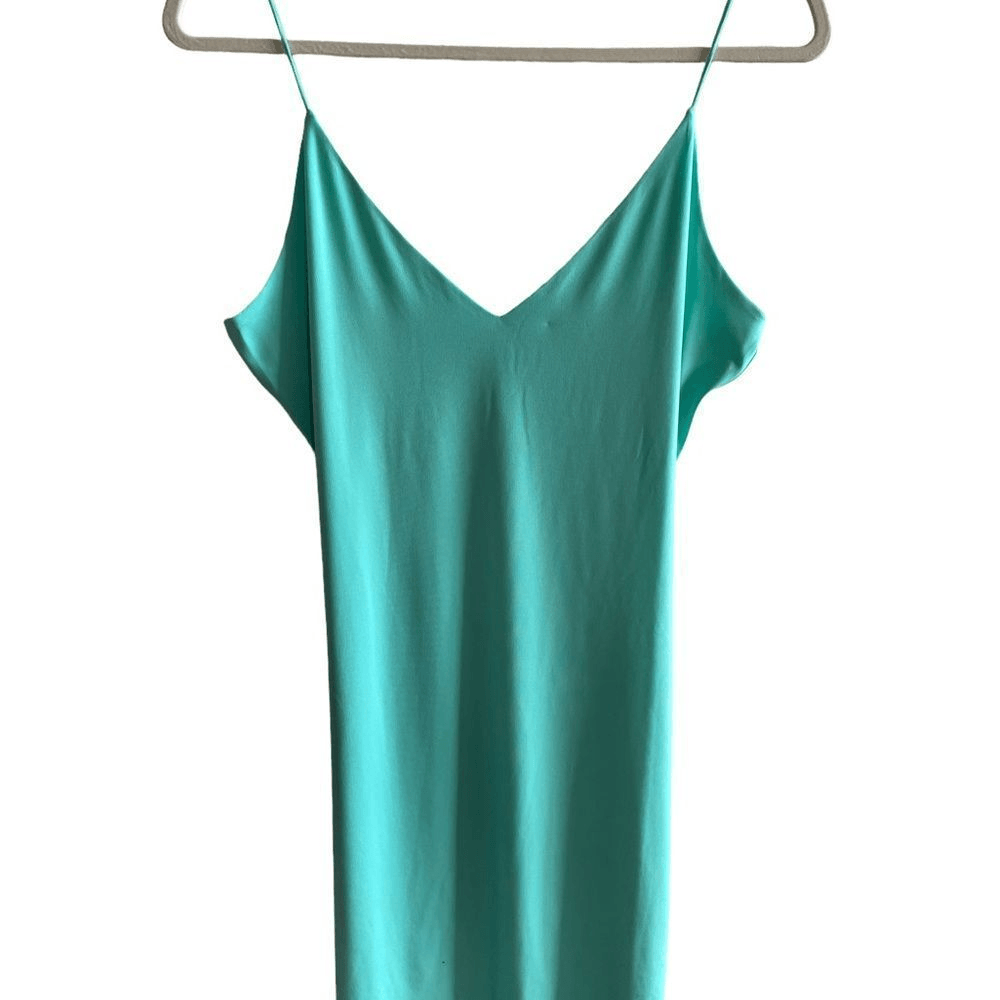 green emerald velvet dress Mint Green Tulle A Line V Neck Prom Dresses with Lace PL409