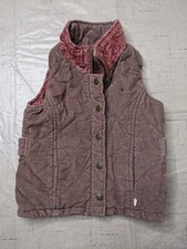 Gap Vest Toddler Girls 4Y Brown Corduroy Sleeveless Snap Down