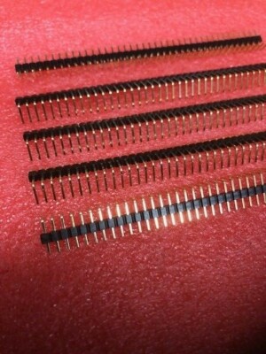 40 Wege 90' 2,54 mm Rechter Winkel PIN HEADER GOLD EINREIHIG 40 PIN TPH40SR x25 Stck.