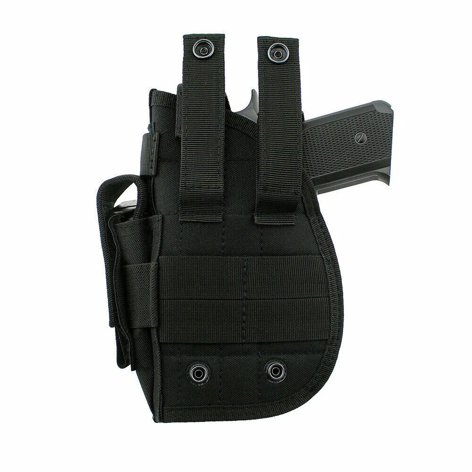 Tactical Pistol Holster Right Hand Molle Waist Belt Holster for 1911 Glock - Image 4 of 4