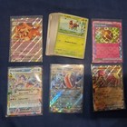 Stellar Crown Pokemon TCG Bundle 4x EX Cards, ACE rare, 35 card bundle no dupe