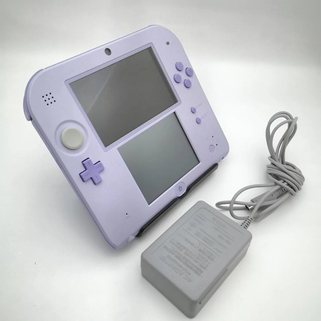 Nintendo 2DS Lavender w/ Console,Charger,Toch Pen,SD Card Japan | eBay