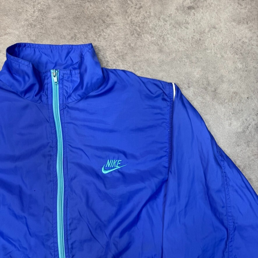 SACAI X NIKE Nike Echelon Track Jacket Giacca a vento uomo XL anni 90 logo Swoosh Club blu