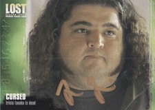 Jorge Garcia &middot; Lost &middot; Hugo &bdquo;Hurley&ldquo; Reyes &middot; Sammelkarte &middot; Autogramm