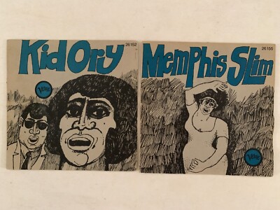 KONVOLUT SCHALLPLATTEN 45T SAMMLUNG VERVE ZEICHNUNGEN - KID ORY ST LOUIS BLUES - MEMPHIS SLIM