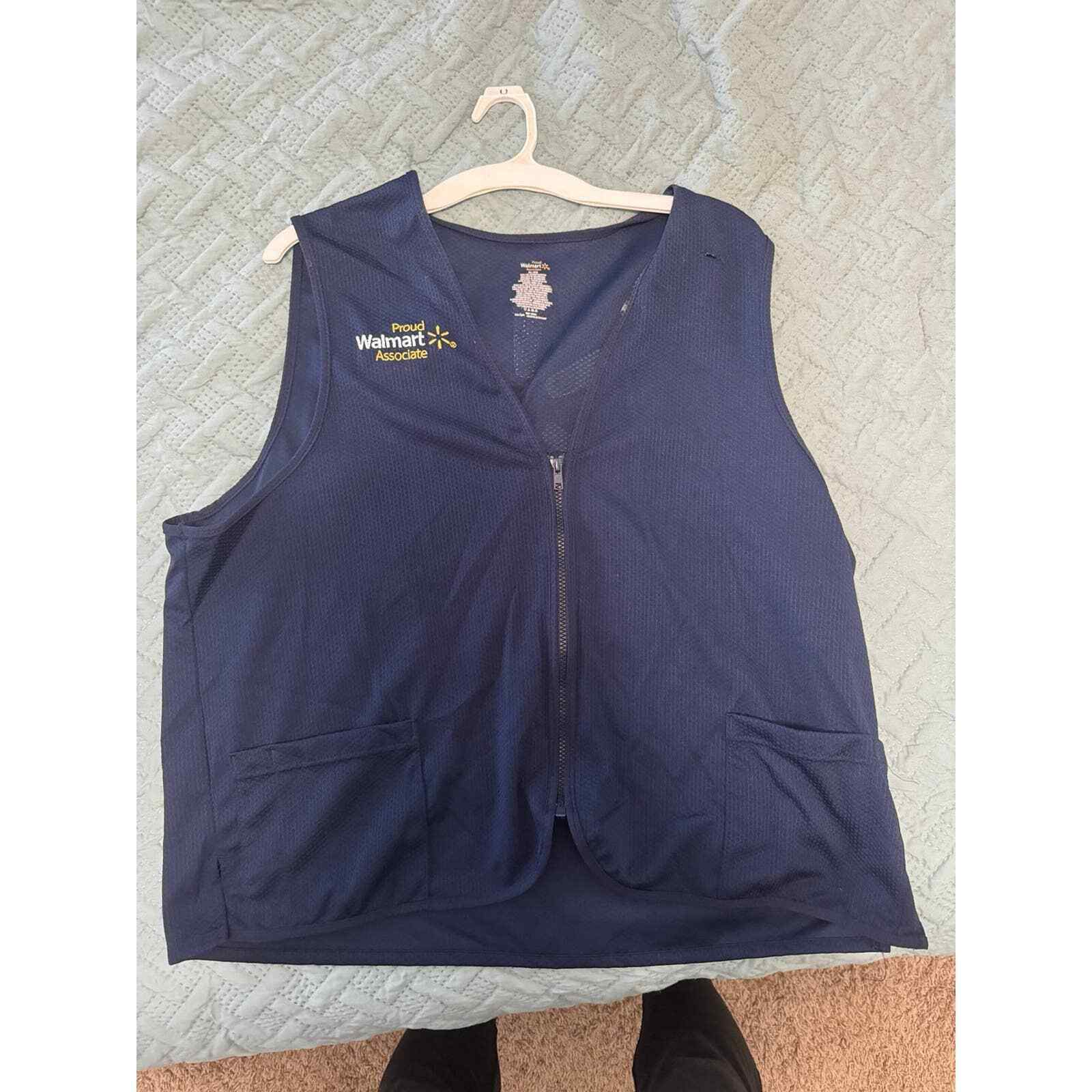Size XL Blue Walmart Employee Vest - image 1