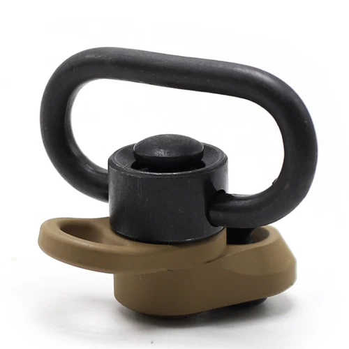 1.25'' QD Sling Swivel Set M-lok Adapter A Hole for Snap Clip Hook_Black/Red/Tan - Picture 20 of 23