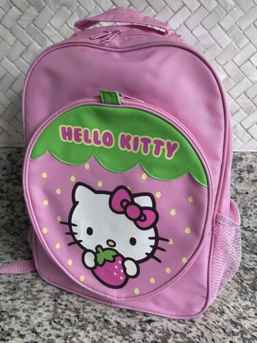 NEW Hello Kitty by Sanrio Pink  Backpack 15” X 11” 36449-5 - Afbeelding 1 van 4