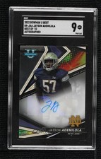 2022-23 Bowman U Best of Jayson Ademilola #BA-JAA SGC 9 MINT Auto 1la9