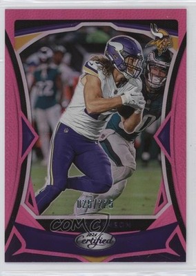 2024 Certified Pink Mirror 25/225 TJ Hockenson #90 0nr3