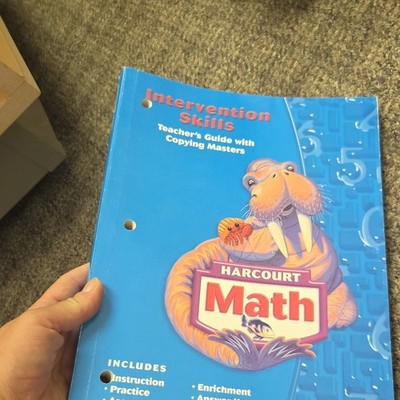 Harcourt Math Teacher's Guide Copying Masters (ISBN 0-15-336872-1)