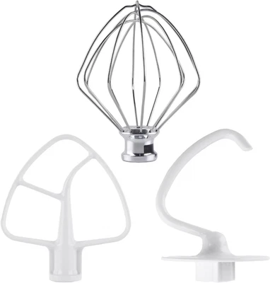 MEET JUICE 3-Piece Kit Attachments for Kitchenaid Tilt-Head Stand Mixer, Accessories Stainl