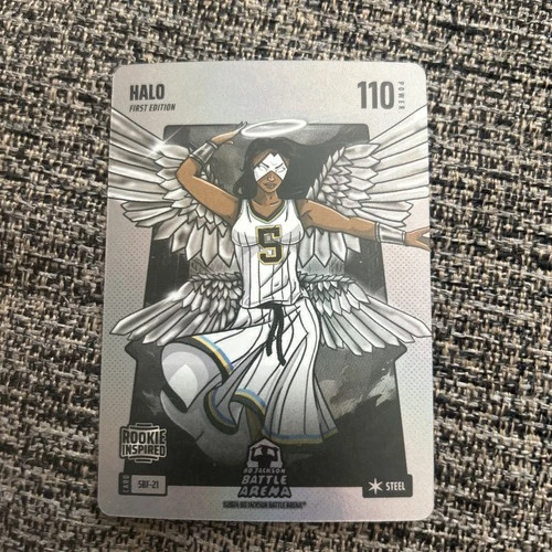 Bo Jackson Battle Arena Halo Silver Steel Battlefoil Angel Reese SBF-21